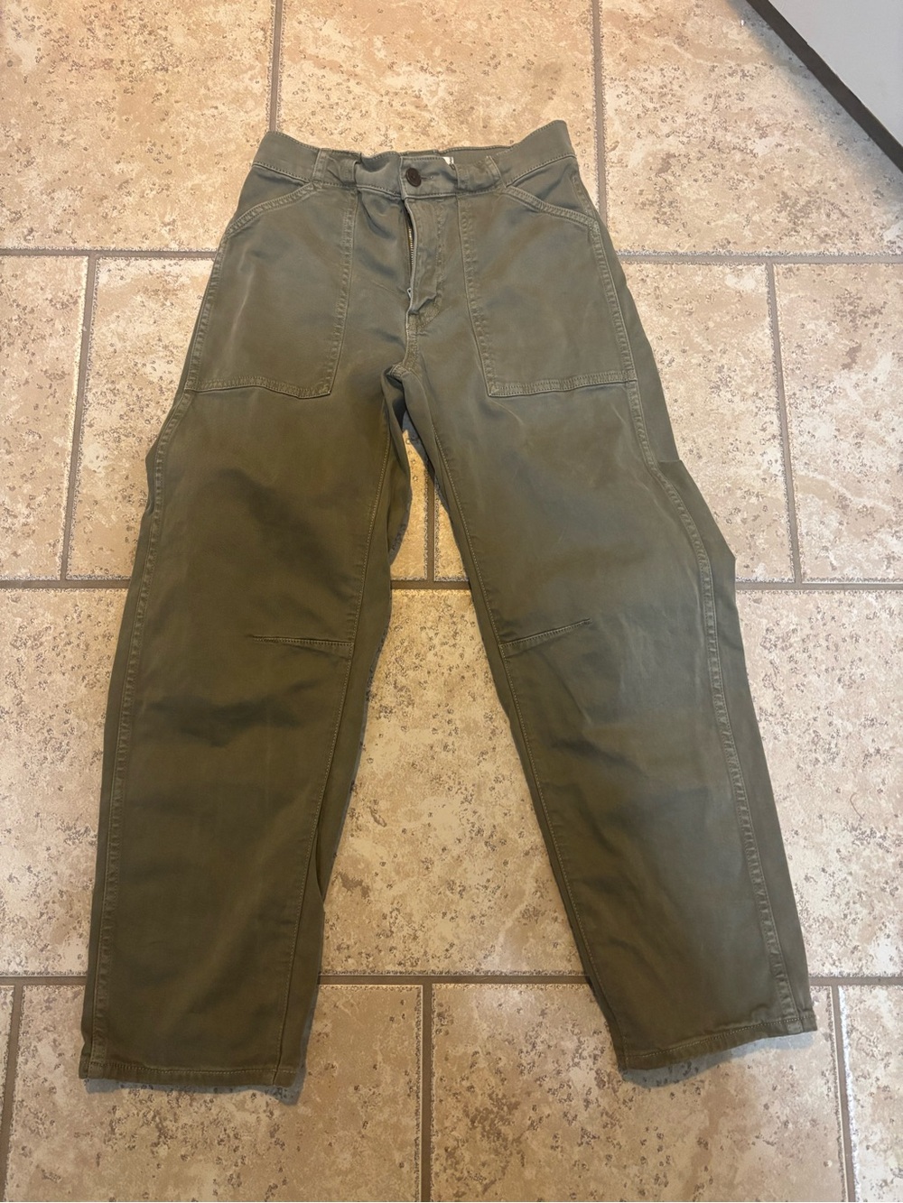 Madewell Olive Utility Cargo Pants